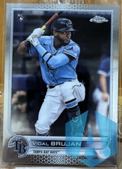 2022 Topps Chrome Vidal Brujan RC #134 base